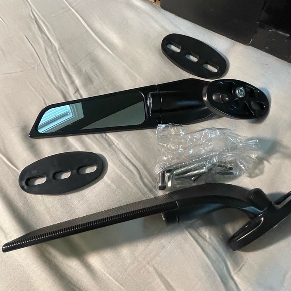 Motorcycle rear mirrors set - Picture 1 of 4